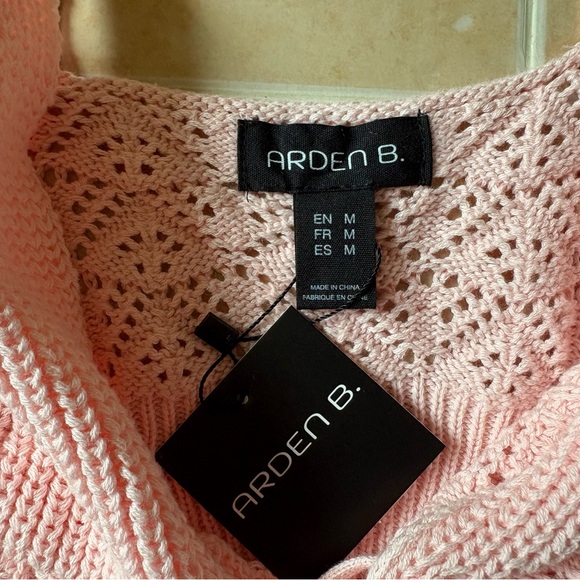 Rue 21 Arden B Pink Lace-Up Knit Bralette Medium - Picture 6 of 6